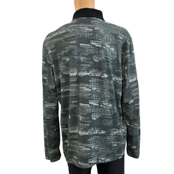 Robert Graham Street Circuit Camo Quarter Zip Classic Fit Pullover Size XXL - Picture 6 of 16